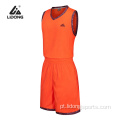 Venda por atacado escola basquete uniforme conjunto de basquete jerseys